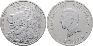 1 Dollar 2026 Australien Charles Iii, 2023 -, Verzenden