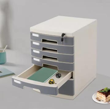 Afsluitbare 6-Laags Documentenlade – Bureau Organizer, Verzenden, Nieuw in verpakking