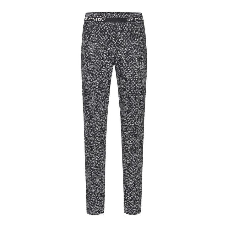 Cambio • zwart witte Ranee broek • 36, Kleding | Dames, Broeken en Pantalons, Zwart, Nieuw, Maat 36 (S), Verzenden