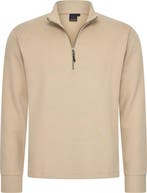 2dekans | Mario Russo Pique Longsleeve Shirt - Trui Heren -, Mario Russo, Maat 48/50 (M), Beige, Ophalen of Verzenden