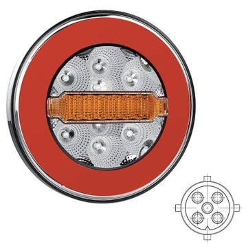 Fristom Achterlicht LED links of rechts (universeel) 5 PINs, Ophalen of Verzenden, Nieuw