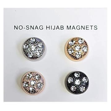 Fako Bijoux - 4x Magnetische Broche Kristal - Hoofddoek, Verzenden, Nieuw