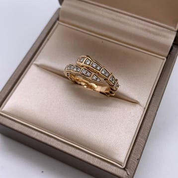 Bvlgari - Ring - Serpenti Viper - 18 karaat Roségoud, Sieraden, Tassen en Uiterlijk, Ringen, Nieuw