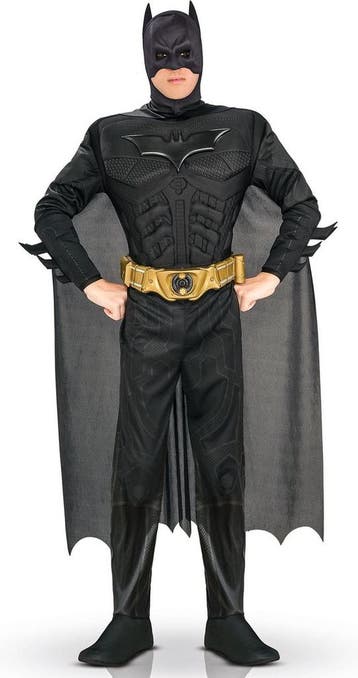 Batman Deluxe - Kostuum - Carnavalskleding - Volwassenen -, Ophalen of Verzenden, Zo goed als nieuw