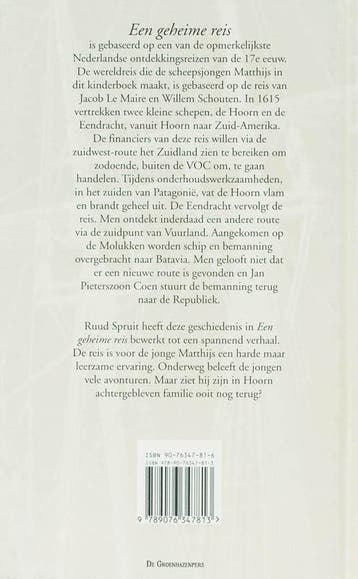 GEHEIME REIS 9789076347813 R. Spruit, Verzenden, Gelezen, R. Spruit