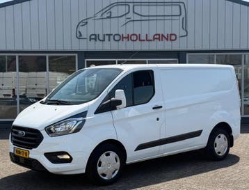 Ford Transit Custom 2.0 TDCI 96KW 130PK AUTOMAAT EURO 6 AIRC, Automaat, Gebruikt, Euro 6, Wit
