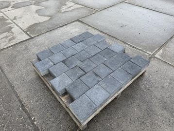 Veiling - 88,2 M2 Prijstopper! Betonsteen Donkergrijs 20x20x, Tuin en Terras, Nieuw