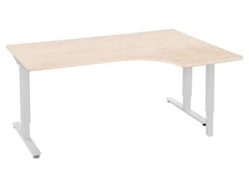 Verstelbaar bureau - Wing Bureaublad - 180 x 120 Cm, Huis en Inrichting, Bureaus, Verzenden, In hoogte verstelbaar, Nieuw