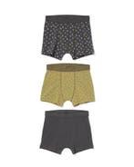 HEMA Kinderboxers surf - 3 stuks antraciet, Verzenden, Nieuw