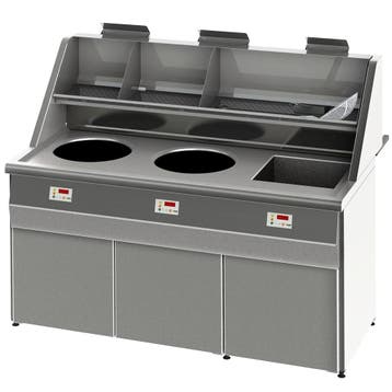 Friteuse | SANTANA | Propaangas | 13+18+18L | 49kW |, Verzenden, Nieuw in verpakking