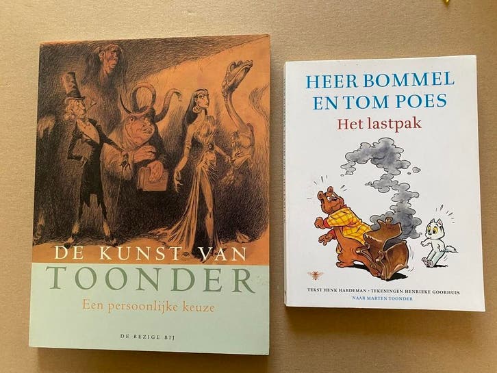 2x Marten Toonder - Het Lastpak - De Kunst van Toonder, Verzamelen, Stripfiguren, Boek of Spel, Zo goed als nieuw, Olivier B, Bommel en Tom Poes