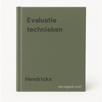Evaluatie technieken - Hendrickx 9789065650313, Verzenden, Gelezen, Hendrickx