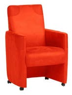 Eetkamerstoel Ron - eetkamerstoelen - Oranje, Nieuw, Stof