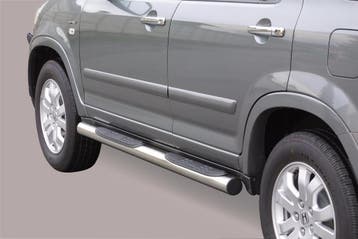 Side Bars | geschikt voor Honda | CR-V 04-07 5d suv. | RVS r, Verzenden