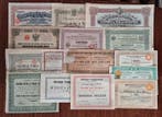 Wereld. Collection 15x Railroad and Railway history share, Nieuw