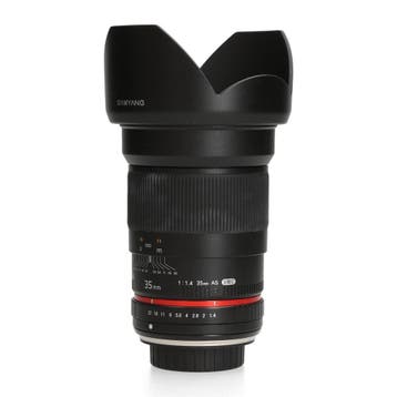 Samyang Optics 35mm f/1.4 ED AS UMC AE (Olympus), Ophalen of Verzenden, Zo goed als nieuw