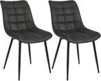 24goodz Eetkamerstoel set van 2 - Comfortabele gewatteerde z, Huis en Inrichting, Stoelen, Verzenden, Nieuw