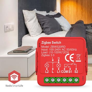 SmartLife Schakelaar zigbee 2x 100w, Verzenden, Nieuw