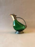 Karaf - Verzilverd, Glas - Decanter