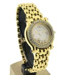 Chopard Happy Sport 27/6151; Exclusief 18k. Gouden dames..., Overige merken, Gebruikt, Polshorloge, Ophalen of Verzenden