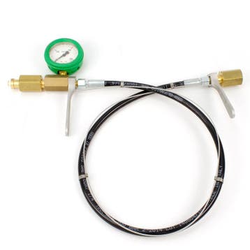 Overvulslang 1mtr RU3 met manometer t.b.v. vullen gasfles, Doe-het-zelf en Verbouw, Verzenden, Nieuw