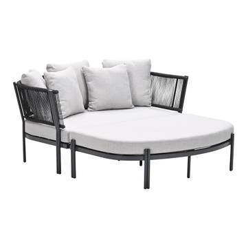Garden Impressions Atlanta lounge ligbed - daybed - donker, Verzenden, Nieuw