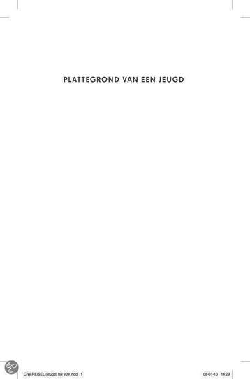 Plattegrond van een jeugd, Boeken, Ophalen of Verzenden, Nieuw