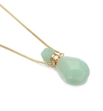 Gedenk hanger mini urn van edelsteen Aventurine A (ook de..., Ophalen of Verzenden, Nieuw, Kraal
