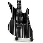 Miniatuur Schecter Custom-S gitaar met gratis standaard, Ophalen of Verzenden, Nieuw, Pop, Beeldje of Miniatuur