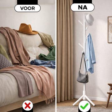 2dekans | Bayt Kapstok - Staande kapstok - Kapstok Hout -, Ophalen of Verzenden, Zo goed als nieuw