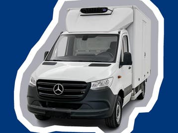 Zakelijke Lease |  Mercedes-Benz Sprinter 315 1.9 CDI L2 RWD, Stof, Gebruikt, Zwart, Wit