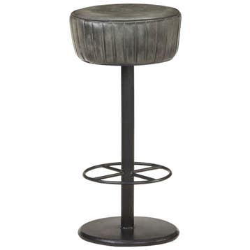Design Barkruk Verweerd Leer | Laatste Stuk!, Huis en Inrichting, Met voetsteun, 60 tot 90 cm, Ophalen of Verzenden, Zo goed als nieuw