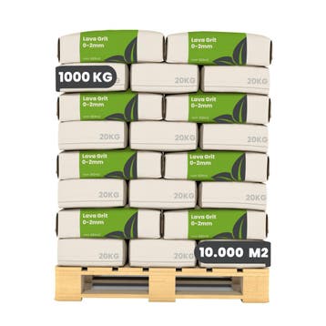 Lavagrit van Eifel oergesteente (50x - 1000 kg - voor 10.000, Verzenden, Mest
