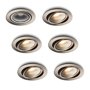 Ledisons LED-inbouwspot Vivaro RVS 1W, Ophalen of Verzenden, Nieuw