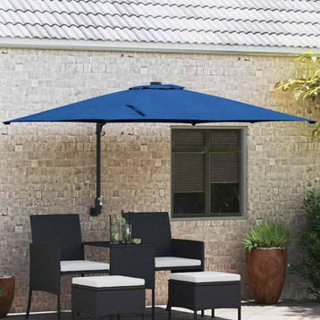 vidaXL Tuinparasol 248,5 x 247,5 x 160 cm Polyester en staal, Verzenden, Nieuw, 2 tot 3 meter