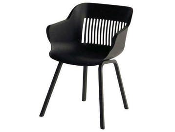 Hartman tuinstoel jill element zwart, Nieuw, Kunststof, Stoel
