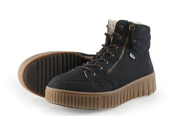 Rieker Snowboots in maat 42 Blauw, Kleding | Dames, Snowboots, Zo goed als nieuw, Rieker, Verzenden