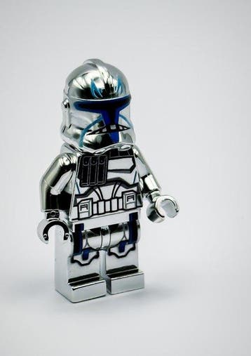 Lego Minifiguur - Star Wars - Chrome Silver Captain Rex, Kinderen en Baby's, Speelgoed | Duplo en Lego, Nieuw