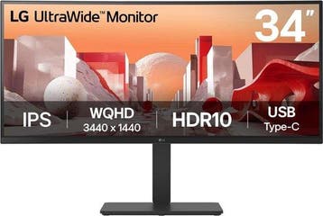 LG 34BA75QE-B - QHD Ultrawide Monitor - IPS - USB-C 90w - RJ, Verzenden, Nieuw