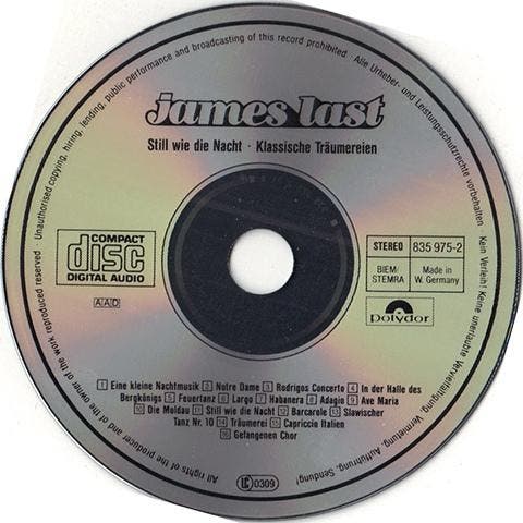 cd - James Last - 042283597525, Cd's en Dvd's, Cd's | Overige Cd's, Zo goed als nieuw, Verzenden
