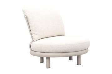 VDG Breeze loungestoel - Naturel/Mokka, Verzenden, Nieuw, Overige materialen