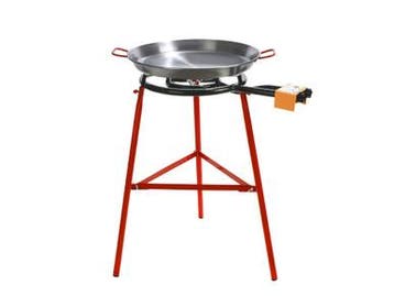 Garcima - COMPLETE SET - Paella Brander 40 cm incl Standaard, Tuin en Terras, Gasbarbecues, Verzenden, Nieuw, Garcima