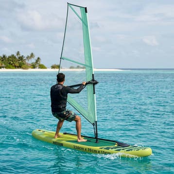 vidaXL Opblaasbaar SUP Board met Zeil POSEIDON 330 x 76 x 15, Verzenden, Nieuw
