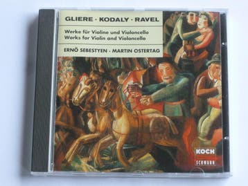 Gliere, Kodaly, Ravel - Ernö Sebestyen / Martin Ostertag, Ophalen of Verzenden, Zo goed als nieuw