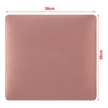Gestoffeerde wandpanelen Carpino set van 4 fluweel 30x30 cm, Verzenden, Nieuw
