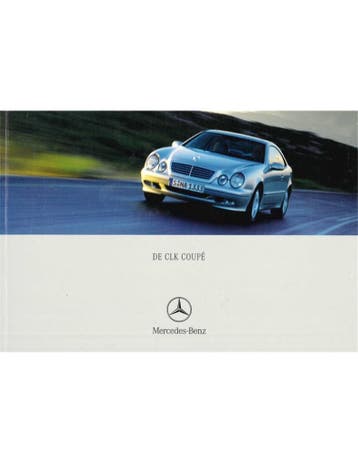2000 MERCEDES BENZ CLK COUPÉ BROCHURE NEDERLANDS, Nieuw, Author