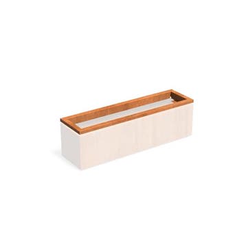 In-Lite Ready opzetrand - Cortenstaal - 150x40x8,9cm, Tuin en Terras, Minder dan 30 cm, 100 cm of meer, Nieuw, Metaal