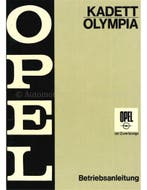 1968 OPEL KADETT | OLYMPIA INSTRUCTIEBOEKJE DUITS, Auto diversen, Handleidingen en Instructieboekjes