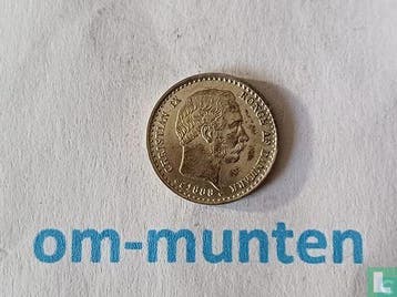 Denemarken 10 øre 1888, Verzenden, Overige landen, Losse munt, Goud