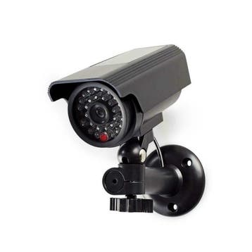 Dummy beveiligingscamera IP44 met zonnepaneel, Audio, Tv en Foto, Videobewaking, Verzenden, Nieuw